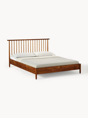Pine Wood Bed Windsor with Hea
