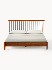 Pine Wood Bed Windsor with Hea