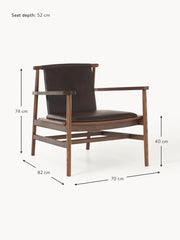 Ash Wood Lounge Chair Hayo wit