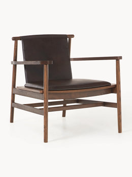 Ash Wood Lounge Chair Hayo wit