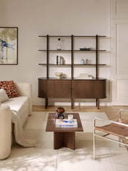Shelving Unit Calary with Flut
