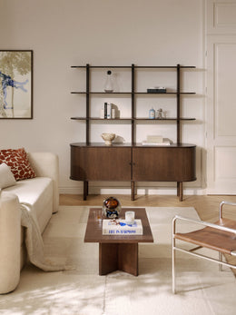 Shelving Unit Calary with Flut