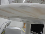 Mesa de comedor redonda de mármol Miley, Ø 90 cm
