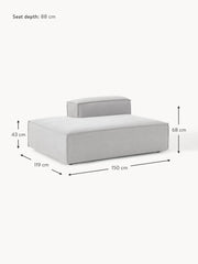 Chaise Module Lennon