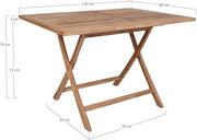 Mesa de comedor de teca para jardín Oviedo
