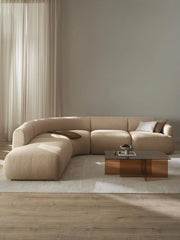 Modular Bouclé Corner Sofa Sof
