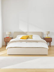 Cama tapizada Cloud con almacenaje