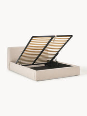 Cama tapizada Cloud con almacenaje