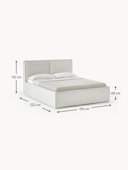 Cama tapizada Dream con canapé