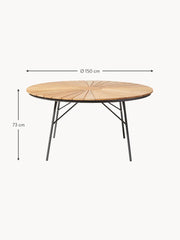 Round Garden Table Ellen with