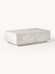 Travertine Effect Coffee Table