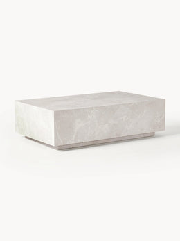 Travertine Effect Coffee Table