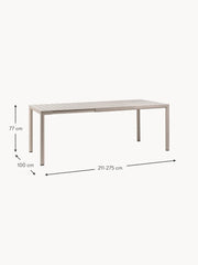 Extendable Garden Table Tevere
