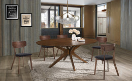 Oval Wooden Dining Table Tallin