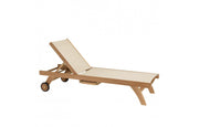 Teak Wood Sun Lounger Fun with