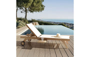 Teak Wood Sun Lounger Fun with