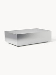 Mesa de centro Lesley con efecto metalizado