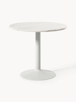 Runder Marmor-Esstisch Miley, Ø 90 cm
